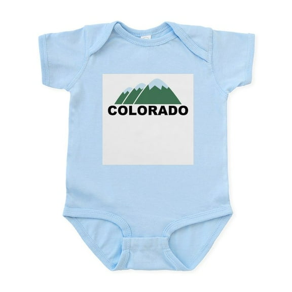 CafePress - Colorado Infant Bodysuit - Baby Light Bodysuit, Size Newborn - 24 Months
