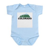 CafePress - Colorado Infant Bodysuit - Baby Light Bodysuit, Size Newborn - 24 Months