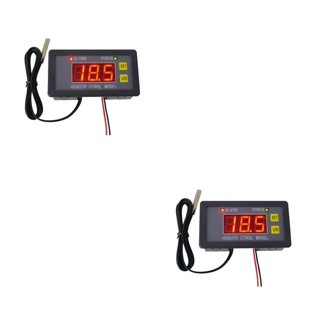 Inteprter Termostato H56TR de 2 piezas, interruptor de controlador de temperatura, termostatos para Wifi doméstico en caja, pantalla de paquete 0,1 tipo 2 Tipo 5 2piezas Inteprter CBP189077