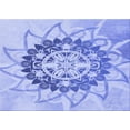 thumbnail image 1 of Ahgly Company Indoor Rectangle Patterned Light Slate Blue Area Rugs, 7' x 10', 1 of 6