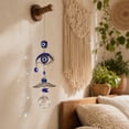 thumbnail image 4 of Cheapark Evil Eye Crystal Suncatcher Pendant, Window Balcony Garden Wall Hanging Ornament for Home Festival & Gifting Decor, 14.96in, 1 Pack, 4 of 7