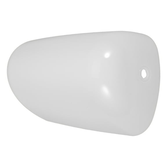 FOMIYES White Plastic Table Lamp Shade Replacement with Retro Bankers Style for Home Office