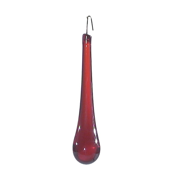 B&P Lamp® 4" Ruby Color Teardrop Pendalogue