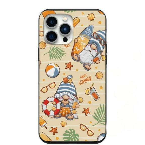 Happy Summer Gnomes Design Phone Case for iPhone 7 8 X XS XR SE 11 12 13 14 Pro Max Mini Note 10 20 s10 s10s s20 s21 20 Plus Ultra