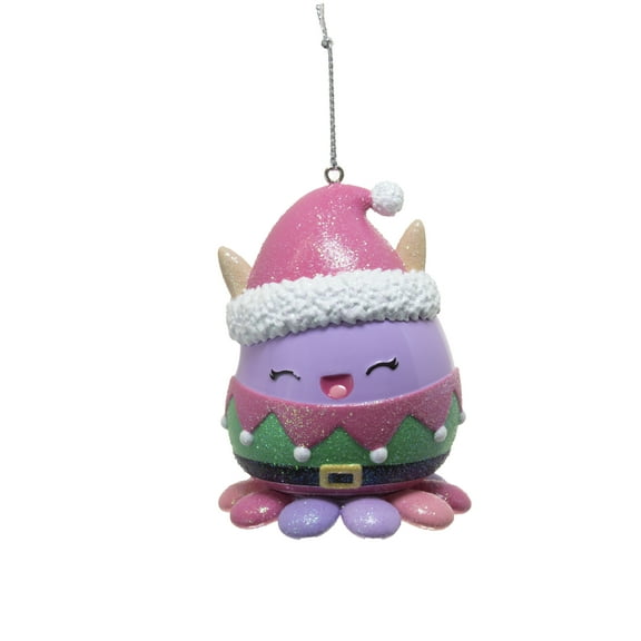 Squishmallows Beula Christmas Ornament, Purple, 0.15 lbs