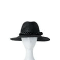 thumbnail image 3 of Madden NYC Women's Juniors Straw Fedora with Braided Band, 3 of 3