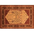 thumbnail image 1 of Ahgly Company Indoor Rectangle Oriental Orange Industrial Area Rugs, 3' x 5', 1 of 4