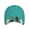 thumbnail image 2 of Balery Cute Cat Paw And Dog Baseball Cap For Women Men,Adjustable Size For Running Workouts And Outdoor Activities All Seasons, 2 of 9