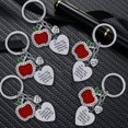 thumbnail image 4 of Czcpp-5 Pcs Porte-Clés Enseignant Cadeaux d'Appréciation Cadeau Enseignant Porte-Clés Merci Cadeau de Collation des Grades pour Enseignants, 4 of 4