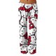 thumbnail image 2 of Cartoon Cat Pajama Pants Hellow Cat Indoor Pants For Women Girls Cute Cat Flannel Comfy Sleep Bottoms, 2 of 5