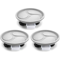 Plant Caddy with Wheels and Drainage Tray, 13”Rolling Plant Stand Flower Pot Mover, Planter Caddies Round Plant Dolly for Heavy Duty Planter, 3 Pack, Bearing 120 lbs (Grey)