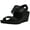 Black/Black, variant on Women's Beverlee-Smitten Kitten Wedge Sandal