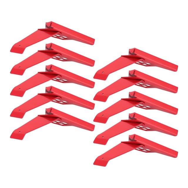 Ball Valve Lock, Red Small Size 10pcs Lockout For 38-76mm/1.5-2.99in Stem Diameter