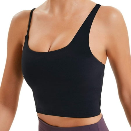 

FREE SHIPPING-camisole Fashion Women Elastic Solid Sleeveless Sling Casual Vest Ladies Short Tank Tops nightgowns for women lingerie valentines day birthday gifts Black