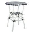 thumbnail image 3 of SAFAVIEH California Outdoor Patio Bistro Table, Navy/White/White, 3 of 8