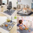 thumbnail image 2 of Mirrasia 36"x 46" Tempered Glass Floor Mat Heavy Duty Hard Office Chair Mat,Gray, 2 of 6