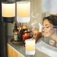 thumbnail image 6 of PPgejGEK Colorful LED Aromatherapy Diffuser Humidifier for Home Bedroom Desktop 150mL Tank 7 Color Light Adjustable Brightness Fine Mist Technology Quiet Operation Auto Shut Off 83x83x122mm, 6 of 9