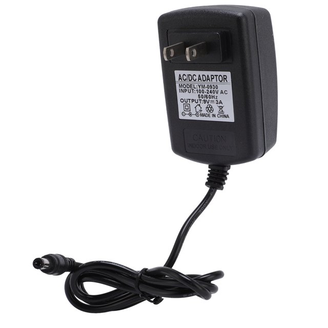 Alimentation 9V 3A, 32W DC pour Interrupteur à Affichage LED avec Câble de 37 Pouces, Surcharge