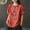Red, variant on QUNYINEY Crew Neck Women's T-Shirts Casual Vintage Embroidery Flower Short Sleeve Pullover Tops Plus Size Linen Loose Women's Tops