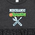 thumbnail image 4 of Inktastic Mechanic in Training Girls Baby Dress, 4 of 5