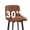 30''-Brown-Faux Leather, variant on MultiHaven 29" Swivel Bar Stools Set of 2,Square Back&Metal Legs,PU Leather Counter Height Chairs for Kitchen Island,Bar,Cafe-Brown