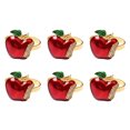 thumbnail image 1 of Napkin Rings Zinc Alloy Exquisite Modeling For Tableware Festival Party 6Pcs 1.6*1.3*1.2In, 1 of 8