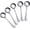 5 Pack-6.3", variant on Nmkwnr 6.3 inch Stainless Steel Spoons Round Dinner Spoons Tablespoons Silverware Set for Dessert Kitchen Cooking Flatware, 5 Pack