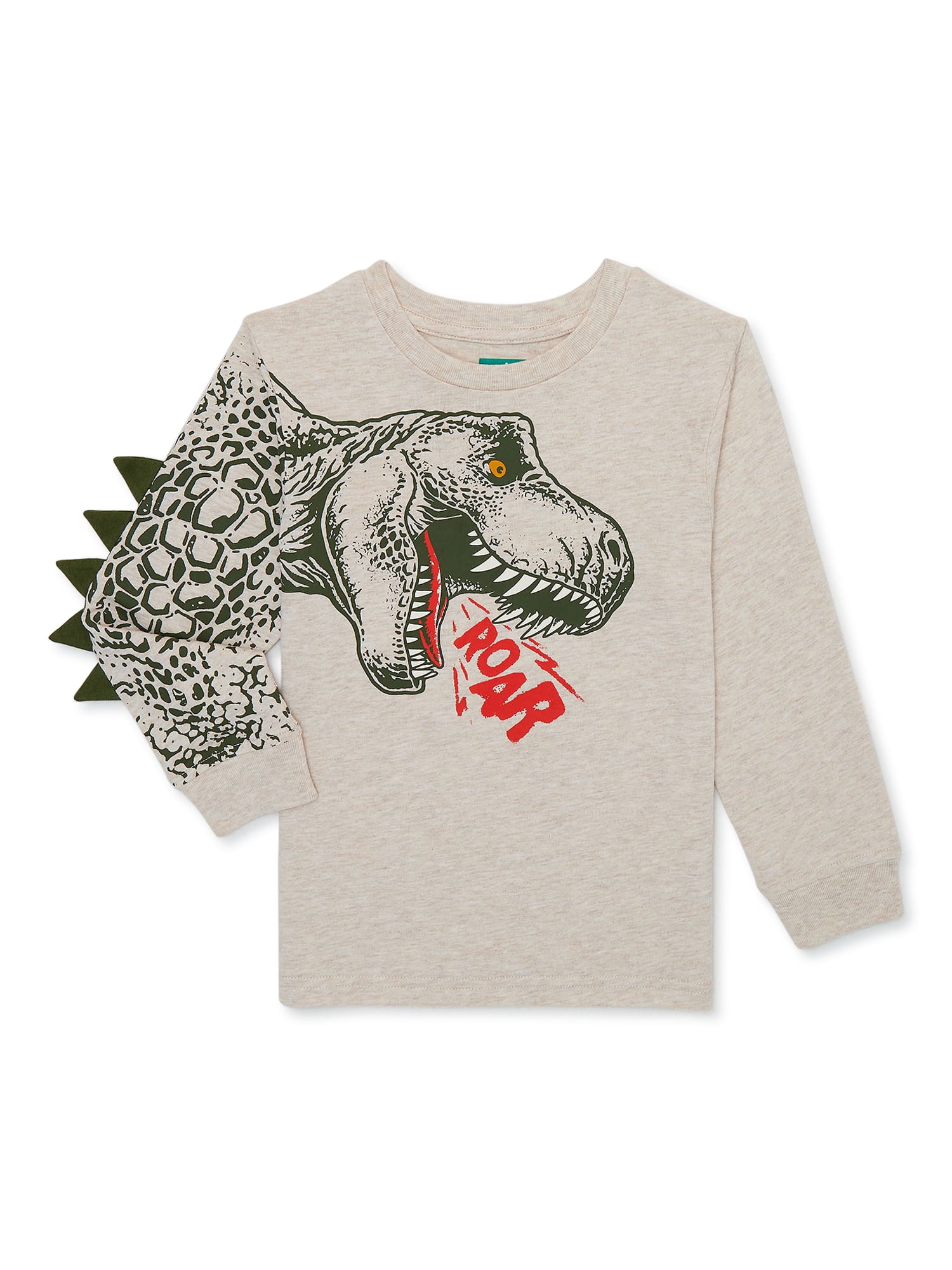 365 Kids from Garanimals Boys Long Sleeve Spike Tee, Sizes 4-10