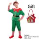 thumbnail image 2 of Disfraz de Papá Noel de Navidad para padres e hijos, Cosplay de elfo verde, niños y niñas, 2 of 5