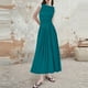 thumbnail image 1 of WILLBEST Vestidos De Mujer Vestido Casual Sin Mangas De Color Sólido Para Mujer Vestido Midi De Verano Con Cintura Ajustada A La Moda, 1 of 3