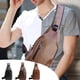 thumbnail image 1 of Bolso Bandolera onlyliua Bolso Bandolera de cuero Mochila de hombro Bolso de pecho Mochila Cruzada con Orificio para Auriculares y USB para Sende, 1 of 7