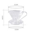 thumbnail image 3 of Resina Coffee Dripper Maker Brewer Reutilizable Reutilizable Del Titur Regalos Poder sobre s Herramientas de 12.2x12.2x12.2cm perfecl Taza de elaboración de café, 3 of 8