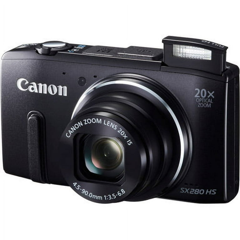 Canon PowerShot SX280 HS ブラック ケース付き　(d Canon PowerShot SX280 HS 12.1MP Digital Camera - Black for
