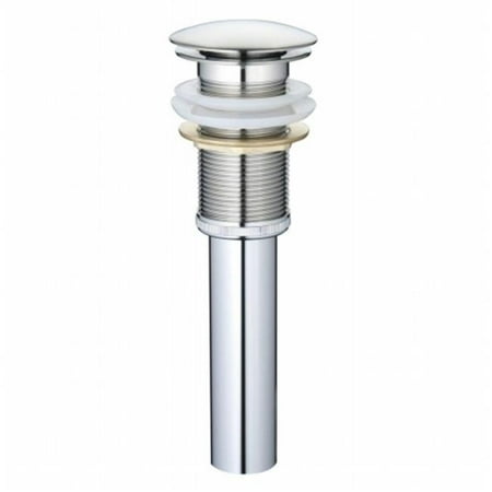 

Yosemite Home Decor YP05DR-BN Pop Up Drain Stopper without Overflow- Brushed Nickel