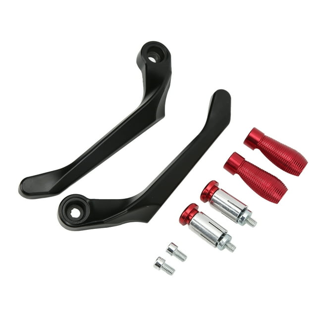 Juego de protectores de palancas de motocicleta, Protector de manillar de embrague de freno de aleación de aluminio, 2 uds.