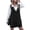 Black, variant on Women Vest Dress Knit Sweater Dresses Oversized V Neck Sleevelss Pullover with Pockets