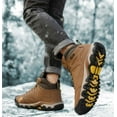 thumbnail image 2 of AX BOXING Men's Four Season Boots Outdoor Winter Hiking Boots Brown, 2 of 9
