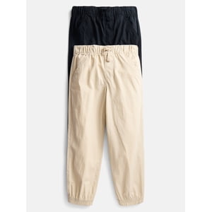 Wonder Nation Little Boys' Woven Jogger Pants 2-Pack