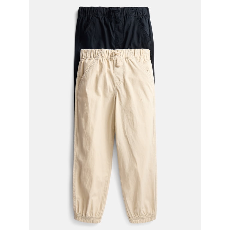 Wonder Nation Little Boys' Woven Jogger Pants 2-Pack photo 1