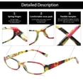 thumbnail image 5 of JOSCHOO 4 Pack Reading Glasses for Women Print Fashion Reader, 5 of 7