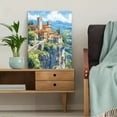 thumbnail image 5 of Italian Clifftop Village Canvas Print/Wall Art， Suitable for Living Room， Dining Room， and Hotel Decoration, 5 of 8