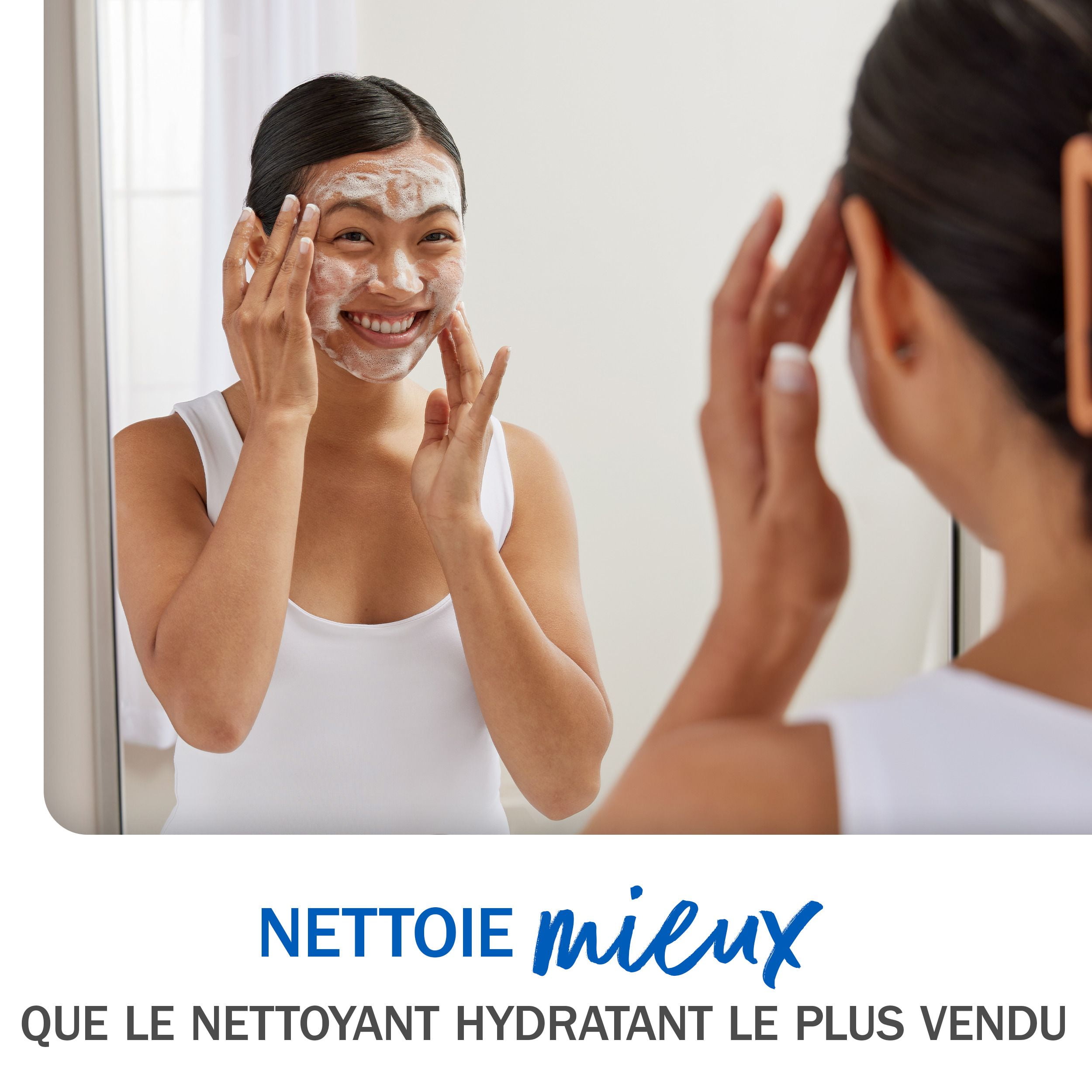 Nettoyant fondant pour le visage Olay + Rétinol, nettoyant pour le visage activé par l’eau, 32 unités, pour nettoyer, tonifier et rafraîchir la peau 32CT