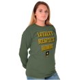 thumbnail image 4 of US Army Logo Loyalty Respect Honor Unisex Plus Size Long Sleeve Shirt Brisco Brands 2X, 4 of 5