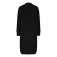 thumbnail image 5 of Lovskoo 2024 Long Cardigans for Women Trendy Solid Loose Long Sleeve Sweater Cardigan Coat Black, 5 of 7