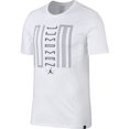 thumbnail image 1 of Jordan 11 Jumpman 23 Men's Sportswear Casual T-Shirt White/Black 844282-101, 1 of 2