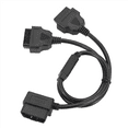 thumbnail image 2 of 4pcs 50cm Y Style OBDII Adapter Splitter Cable Male to Dual Female OBD2 Diagnostic-Tool Car Connector Cable, 2 of 5