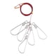 thumbnail image 4 of Stringer de material acero Inoxidable Stringer Fish Buckle Hebil De Cadena Durable Con 5 Cuerdas De De Seguridad Kit De Equipo DYNWAVEMX Broches para clips de pesca Stringer, 4 of 8
