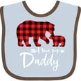 thumbnail image 3 of Inktastic I Love My Daddy Boys or Girls Baby Bib, 3 of 4