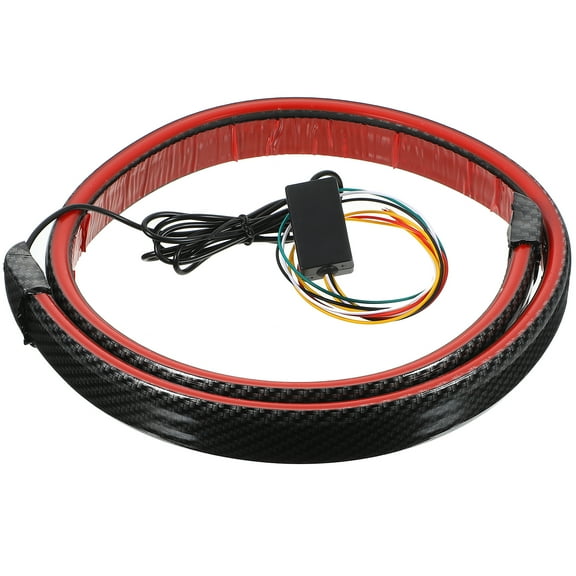 Masteelf LED Brake Light Strip for Car Rear Taillight with Copper ABS Material Black Color