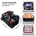 thumbnail image 3 of American Flag Double Layered Insulated Lunch Bag with Two Compartments, Large Capacity Handheld Lunch Bags for Refrigerated Meals, 7.1x11.4x16.1 Inches, 3 of 6